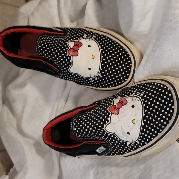 Vans Shoes - Van's Hello Kitty Slip On's